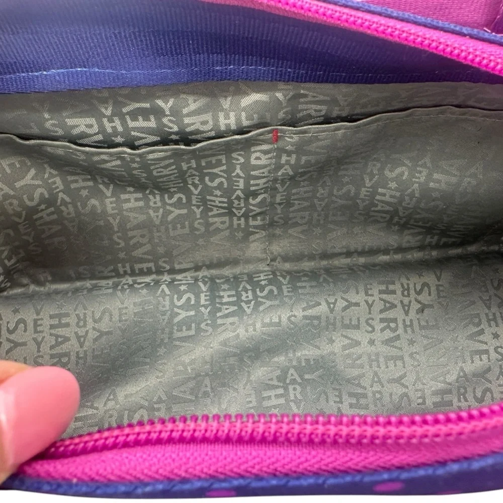 Harveys Seatbelt Bag Carriage Ring Tote in Magenta Dot RARE - Picture 8 of 13